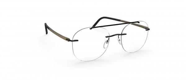 Silhouette The Wave LV Eyeglasses, 9040 Black Buffalo