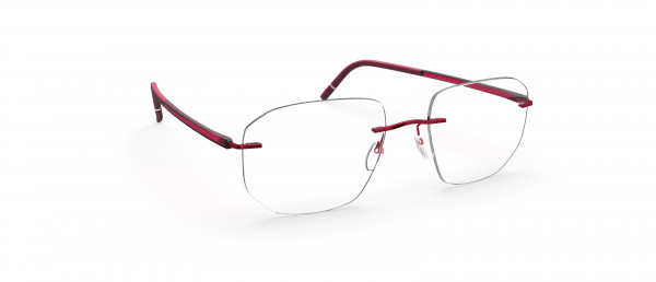 Silhouette The Wave LW Eyeglasses, 3040 Cassis Red