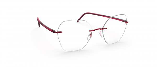 Silhouette The Wave LX Eyeglasses, 3040 Cassis Red