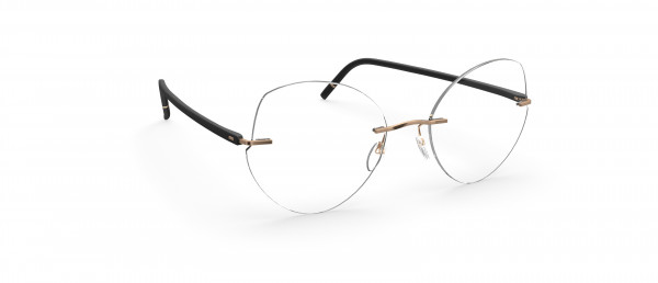 Silhouette The Wave LY Eyeglasses, 7630 Gold / Black
