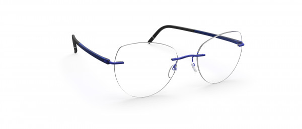 Silhouette The Wave LZ Eyeglasses, 4540 Royal Blue