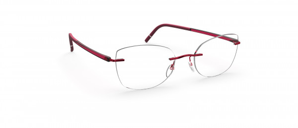 Silhouette The Wave MA Eyeglasses, 3040 Cassis Red