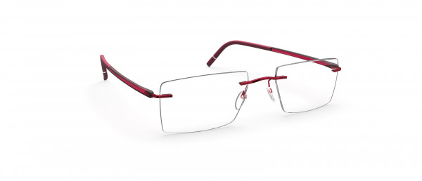 Silhouette The Wave MB Eyeglasses, 3040 Cassis Red