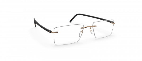 Silhouette The Wave MB Eyeglasses, 7630 Gold / Black