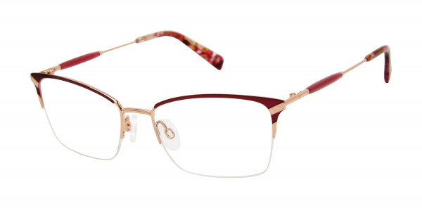 Brendel 922081 Eyeglasses, Burgundy/Pink - 50 (BUR)