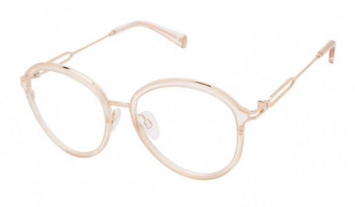Kate Young K157 Eyeglasses, Blush/Rose Gold (BLS)
