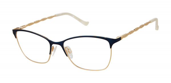 Tura R139 Eyeglasses, Navy/ Gold (NAV)