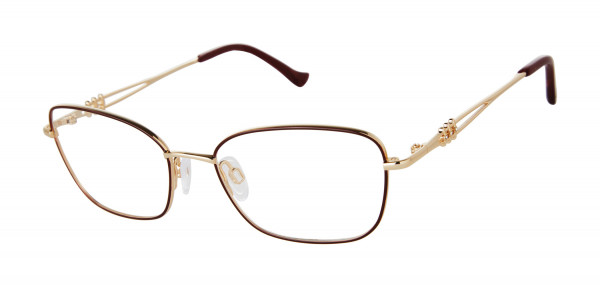 Tura R138 Eyeglasses, Brown / Gold (BRN)