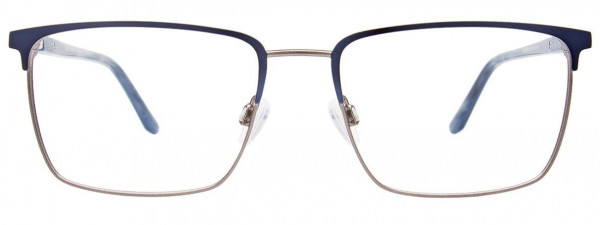 EasyClip EC621 Eyeglasses, 050 - Blue & Steel