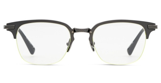 DITA UNION-TWO Eyeglasses, BLACK IRON - ANTIQUE SILVER