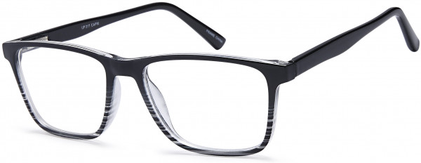 4U UP 317 Eyeglasses, Black