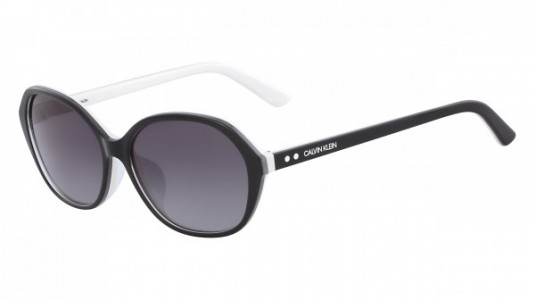 Calvin Klein CK18524SA Sunglasses, (002) BLACK/WHITE