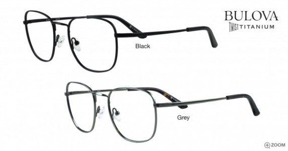 Bulova Geigel Hill Eyeglasses, Black
