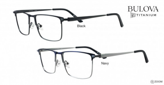 Bulova Dexheimer Eyeglasses, Black