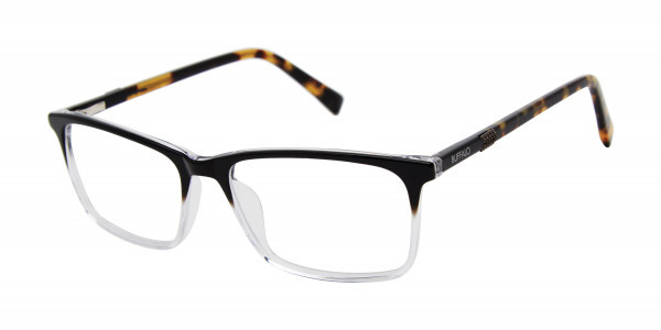 Buffalo BM025 Eyeglasses, Black/Clear (BLK)
