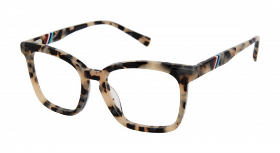 gx by Gwen Stefani GX098 Eyeglasses, Ivory Tort (IVO)