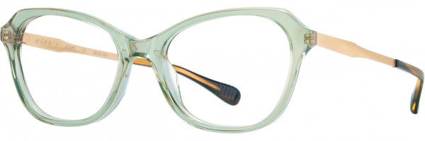 Alan J Alan J 520 Eyeglasses, 1 - Sage / Gold