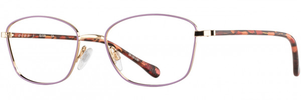 Alan J Alan J 522 Eyeglasses, 2 - Lilac / Silver / Sangria