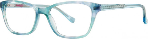 Kensie Rebellious Eyeglasses, Mint Crystal