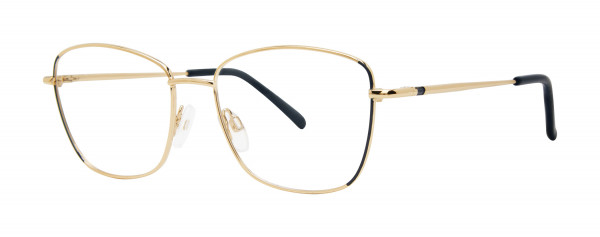 Modern Optical DAYLIGHT Eyeglasses, Navy/Gold