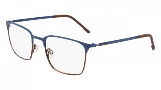 Flexon FLEXON E1140 Eyeglasses, (422) MATTE BLUE STARGAZER/COFFEE