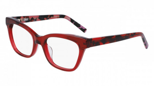 DKNY DK5053 Eyeglasses, (600) CRYSTAL RED