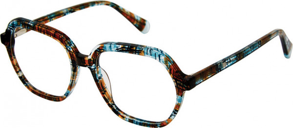 Exces EXCES 3183 Eyeglasses, 305 BROWN - BLUE MOT