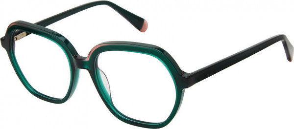 Exces EXCES 3183 Eyeglasses, 551 GREEN-ROSE