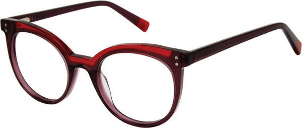 Exces EXCES 3184 Eyeglasses, 545 PLUM - RED