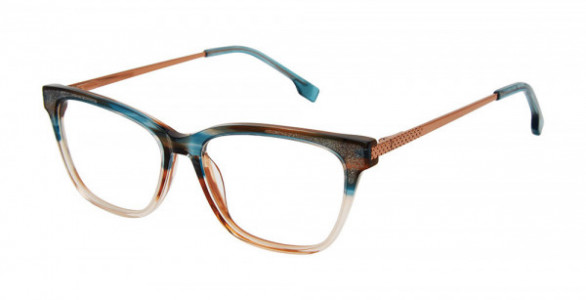 Exces PRINCESS 176 Eyeglasses, 418 BLUE - BROWN