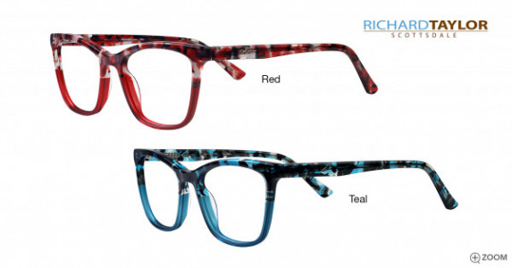 Richard Taylor Rita Eyeglasses, Red