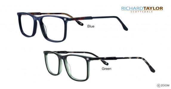 Richard Taylor Marlon Eyeglasses, Green