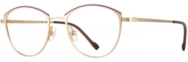 Scott Harris Scott Harris 860 Eyeglasses, 2 - Gold / Pink / Plum