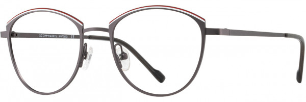 Scott Harris Scott Harris 860 Eyeglasses, 3 - Graphite / Currant / White