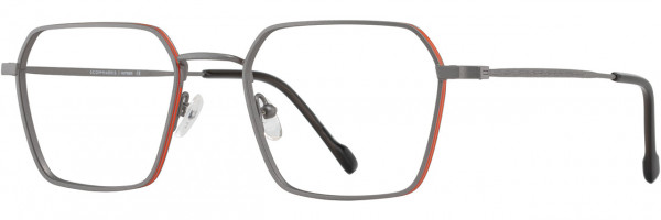 Scott Harris Scott Harris 862 Eyeglasses, 3 - Gunmetal / Orange