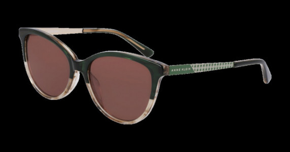 Anne Klein AK7091 Sunglasses, 310 Olive Gradient