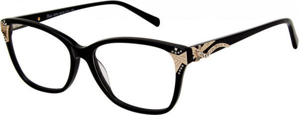 Diva DIVA 5579 Eyeglasses, 1 BLACK - GOLD