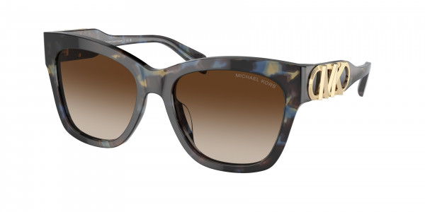 Michael Kors MK2182U EMPIRE SQUARE Sunglasses, 395213 EMPIRE SQUARE BRIGHT BLUE TORT (BLUE)