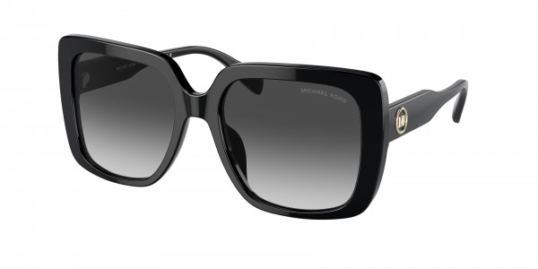 Michael Kors MK2183U MALLORCA Sunglasses, 30058G MALLORCA BLACK GREY GRADIENT (BLACK)