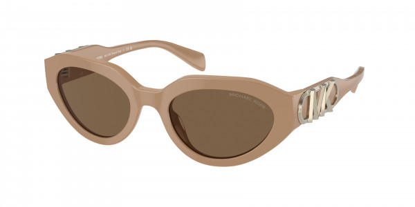 Michael Kors MK2192 EMPIRE OVAL Sunglasses, 355573 EMPIRE OVAL CAMEL BROWN SOLD (BROWN)