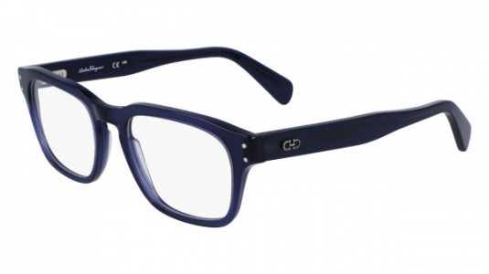 Ferragamo SF2958 Eyeglasses, (420) CRYSTAL NAVY
