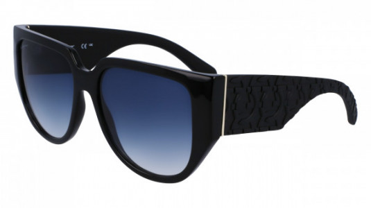 Ferragamo SF1088SE Sunglasses, (001) BLACK