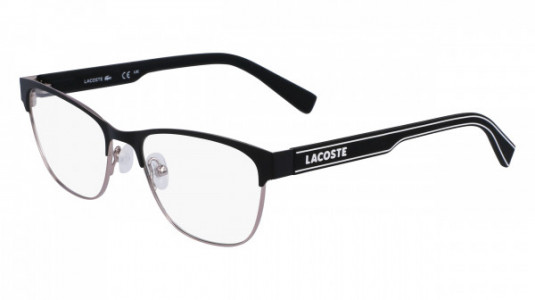 Lacoste L3112 Eyeglasses, (002) MATTE BLACK