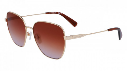 Longchamp LO168S Sunglasses, (707) GOLD/GRADIENT BRICK