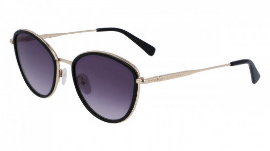 Longchamp LO170S Sunglasses, (728) GOLD/BLACK