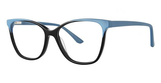 Vivian Morgan 8113 Eyeglasses, Denim Blue / Black