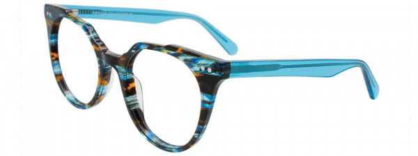 Paradox P5092 Eyeglasses, 050 - Tr. Cyan & St. Tor