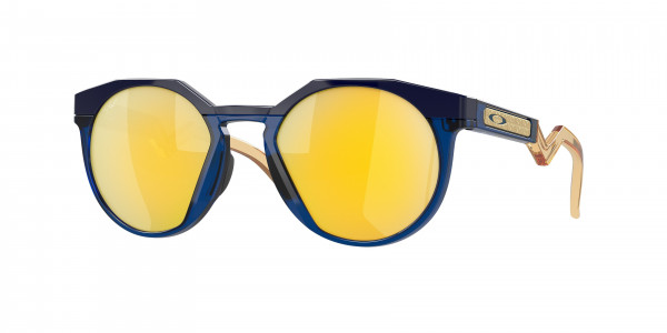 Oakley OO9242 HSTN Sunglasses, 924211 HSTN NAVY/TRANS BLUE PRIZM 24K (BLUE)