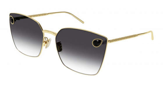 Boucheron BC0139S Sunglasses, 001 - GOLD with GREY lenses