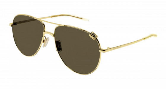 Boucheron BC0136S Sunglasses, 002 - GOLD with BROWN lenses